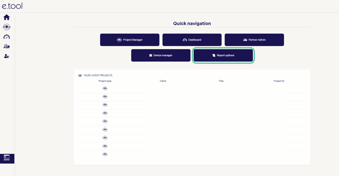 Rejoose_etool_report settings